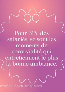 Bien être au travail